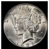 1935-s Peace Dollar $1 ms65 SEGS
