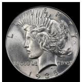 1935-p Peace Dollar $1 Grades ms65