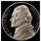 1991-s Proof Jefferson Nickel 5c pr70 dcam SEGS