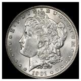 1901-o Morgan Dollar $1 Grades ms63+