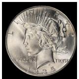 1935-p Peace Dollar Near Top Pop $1 ms66+ SEGS
