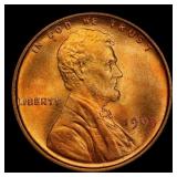 1909-p Lincoln Cent Near Top Pop! 1c ms67 rd SEGS