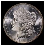 1881-s Morgan Dollar $1 Grades ms65