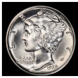 1939-s Mercury Dime Near Top Pop 10c ms67+ FSB SEG