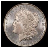 1878-p 7tf Morgan Dollar $1 Grades ms64+