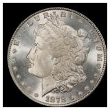 1878-p 7tf Morgan Dollar $1 Grades ms64+