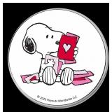 Snoopy Valentines Day Colorized Style - 1 oz Silve
