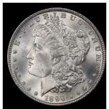 1896-p Morgan Dollar $1 Grades ms66