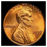1977-d Lincoln Cent Near Top Pop 1c ms67 rd SEGS