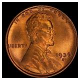 1936-d Lincoln Cent Near Top Pop 1c ms67 rd SEGS