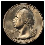1776-1976-p Washington Quarter Near Top Pop 25c ms