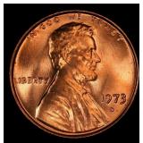 1973-d Lincoln Cent Near Top Pop 1c ms67 rd SEGS