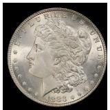 1883-p Morgan Dollar $1 Grades ms64+