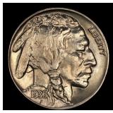 1936-p Buffalo Nickel Near Top Pop 5c ms68 SEGS