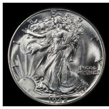 1942-p Walking Liberty Half Dollar Near Top Pop 50
