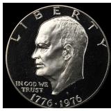 1976-s Ty 1 Clad Proof Eisenhower Dollar $1 pr70 d