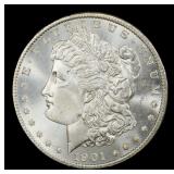 1901-o Morgan Dollar $1 Grades ms65