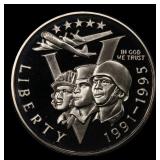 1991-1995-P WWII Proof Modern Commem Half Dollar 5