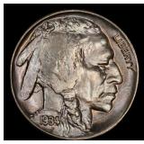1934-p Buffalo Nickel Near Top Pop 5c ms66+ SEGS