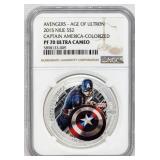 NGC NGC 2015 Marvel Captin America Colorized Aveng