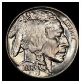 1936-p Buffalo Nickel Near Top Pop 5c ms67+ SEGS