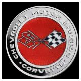 Corvette Colorized Radial Flags Emblem Style - 1 o