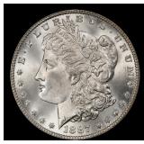 1887-p Morgan Dollar $1 ms66+ SEGS