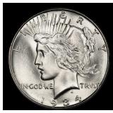 1934-d Peace Dollar Near Top Pop $1 ms66+ SEGS