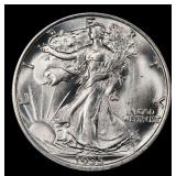 1935-p Walking Liberty Half Dollar 50c Grades ms66