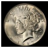 1927-p Peace Dollar TOP POP! $1 ms66 SEGS