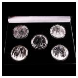 5 OZ .999 Fine Silver Set DC Superhero