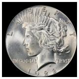 1928-p Peace Dollar $1 ms65 SEGS