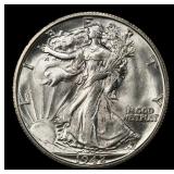 1942-s Walking Liberty Half Dollar 50c Grades ms65