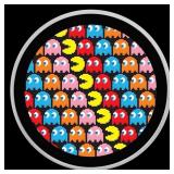 PAC-MAN Sprite Pattern style - 1 oz Silver Round R