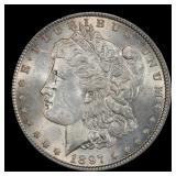 1897-p Morgan Dollar $1 Grades ms62