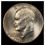 1976-d Ty 2 Eisenhower Dollar Near Top Pop $1 ms66