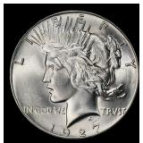 1927-p Peace Dollar TOP POP! $1 ms66 SEGS