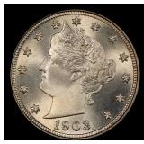 1903 Liberty Nickel Near Top Pop 5c ms66+ SEGS