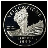 1999-P Yellowstone Proof Modern Commem Dollar $1 p