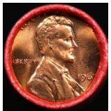 BU Shotgun Lincoln 1c roll, 1967-p 50 pcs Bank Wra