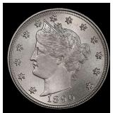 1890 Liberty Nickel Near Top Pop 5c ms66+ SEGS