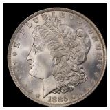 1885-o Morgan Dollar $1 Grades ms65