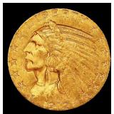 1912-s Gold Indian Half Eagle $5 ms63+ USCG