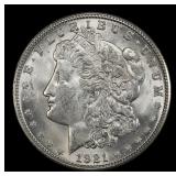 1921-s Morgan Dollar $1 Grades ms62