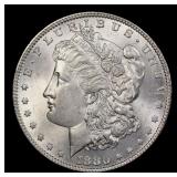 1880-p Morgan Dollar $1 Grades ms62