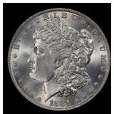 1881-o Morgan Dollar $1 Grades ms64+