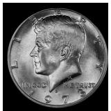 1973-d Kennedy Half Dollar Near Top Pop 50c ms67 S