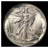 1937-p Walking Liberty Half Dollar Near Top Pop 50