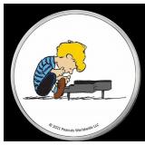 Schroeder Playing Piano Peanuts Colorized Style -