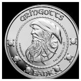 Harry Potter 1 oz Silver Currency: Gringotts Sickl
